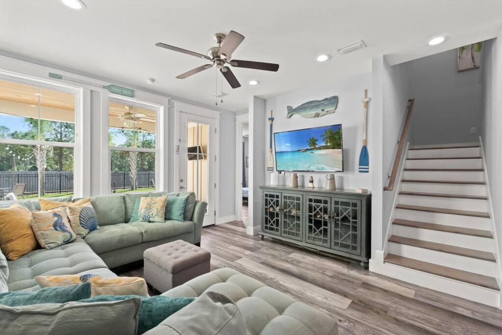 Sandy Palms, Heated Pool & Seasonal Hot Tub, 3 Min Walk To The Beach, W Golf Cart & Beach Gear Panama City Beach